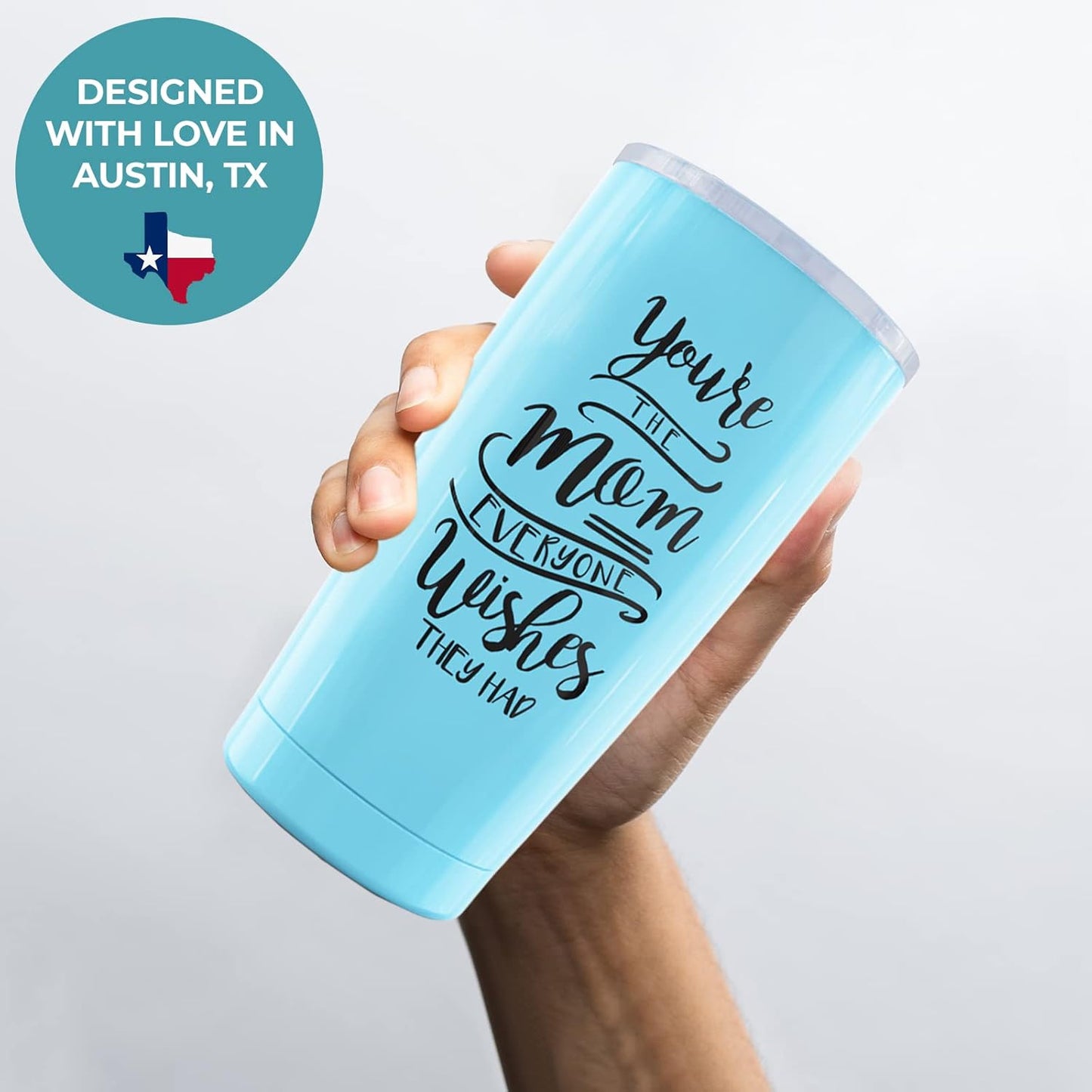 DISCONTINUED Mom Tumbler 20Oz, Coffee Tumbler for Women, Coffee Mugs for Mom, Best Mom Mug, Coffee Mug for Women, Tumbler for Mom Travel Mug, Mothers Day Gifts for Mom Gifts, Mom Birthday Gifts