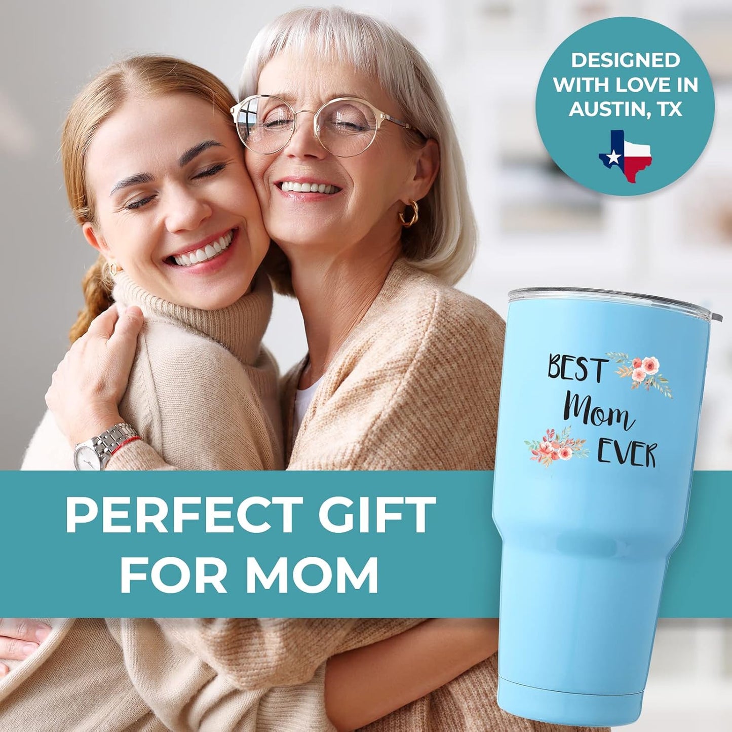 DISCONTINUED Mom Tumbler 30Oz, Coffee Tumbler for Women, Coffee Mugs for Mom, Best Mom Mug, Coffee Mug for Women, Tumbler for Mom Travel Mug, Mothers Day Gifts for Mom Gifts, Mom Birthday Gifts