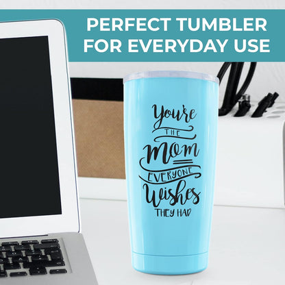 DISCONTINUED Mom Tumbler 20Oz, Coffee Tumbler for Women, Coffee Mugs for Mom, Best Mom Mug, Coffee Mug for Women, Tumbler for Mom Travel Mug, Mothers Day Gifts for Mom Gifts, Mom Birthday Gifts