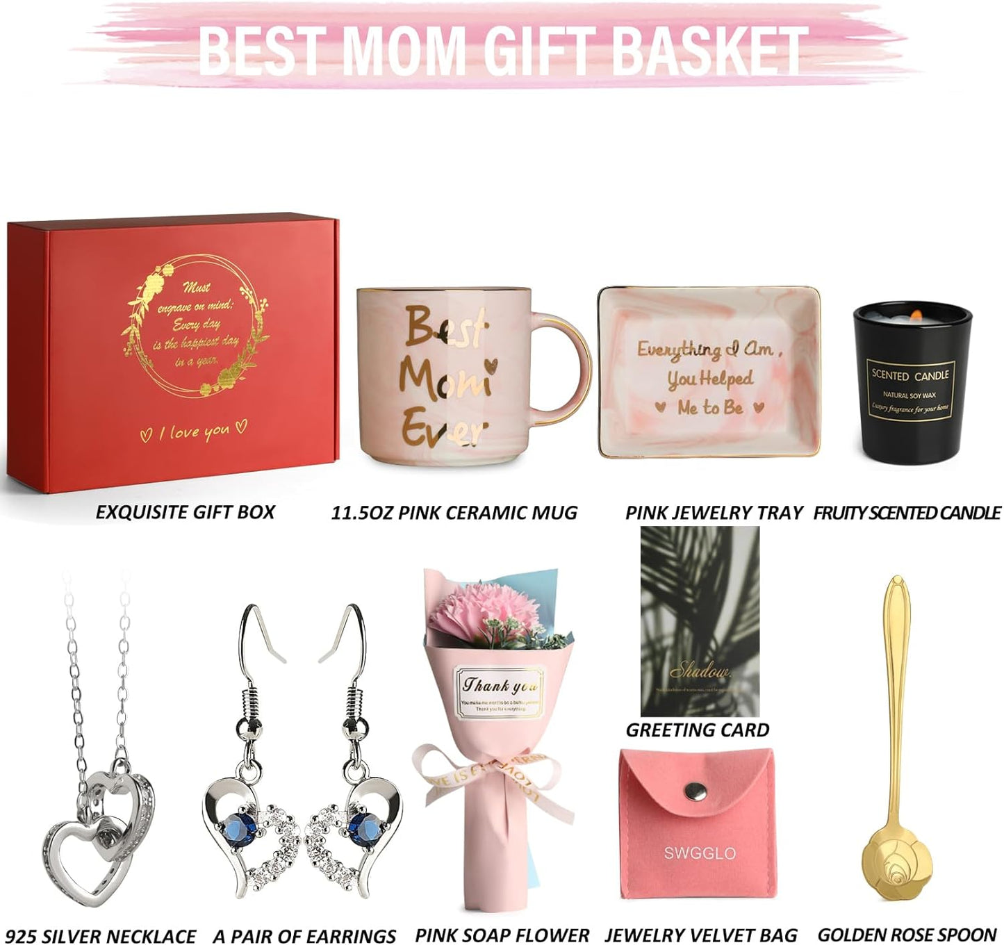 Gifts for Mom - Birthday Gifts for Mom - Mom Gifts - Christmas Gifts for Mom - Mother'S Day Gifts for Mom - Bset Gift Basket for Mom 1