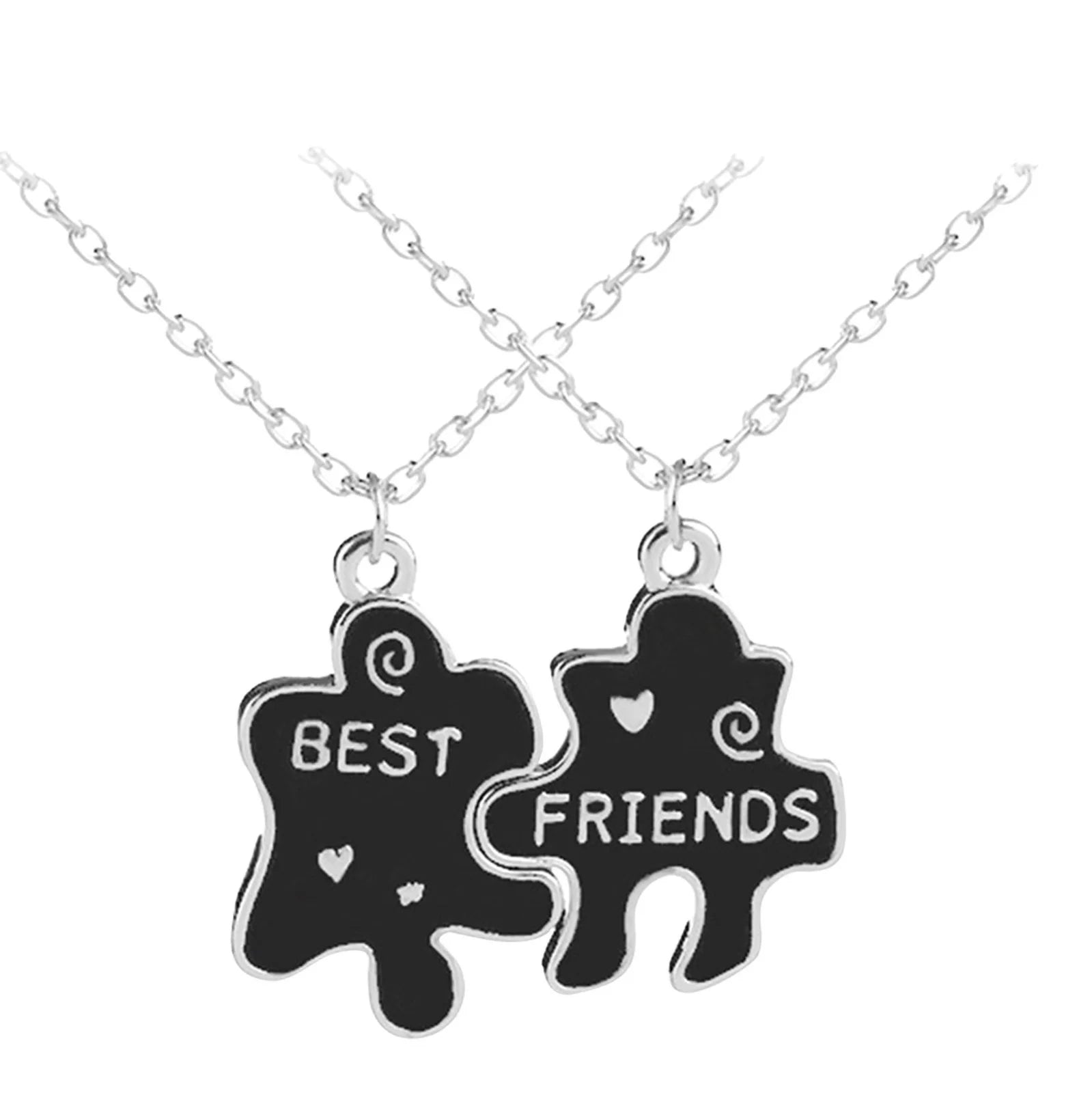 Mothers Day Gifts, Necklaces for Women, Fashion Sliver Fresh Best Friends Clavicle Necklace Womens Jewellery Jewelry Gift for Women