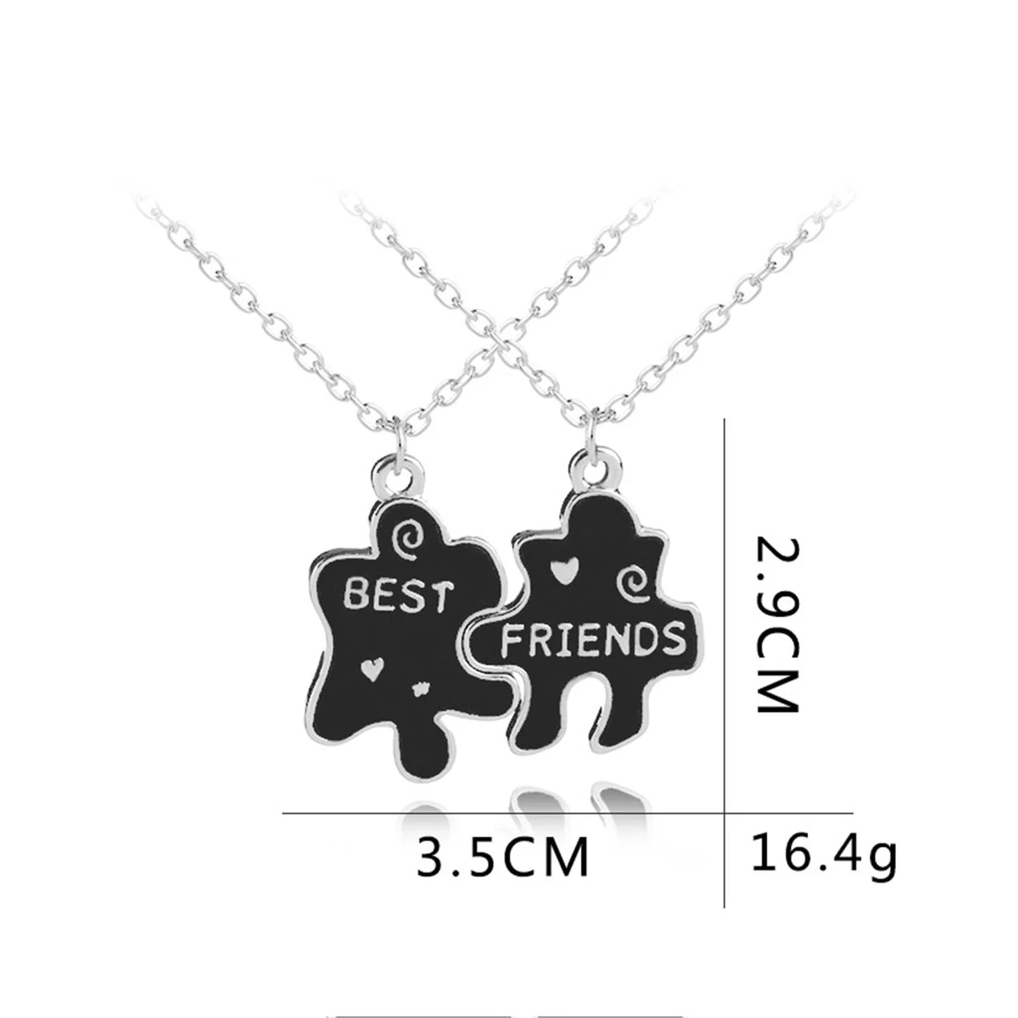 Mothers Day Gifts, Necklaces for Women, Fashion Sliver Fresh Best Friends Clavicle Necklace Womens Jewellery Jewelry Gift for Women