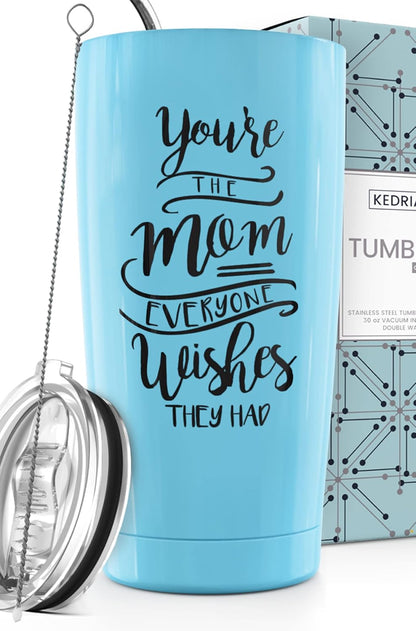 DISCONTINUED Mom Tumbler 20Oz, Coffee Tumbler for Women, Coffee Mugs for Mom, Best Mom Mug, Coffee Mug for Women, Tumbler for Mom Travel Mug, Mothers Day Gifts for Mom Gifts, Mom Birthday Gifts