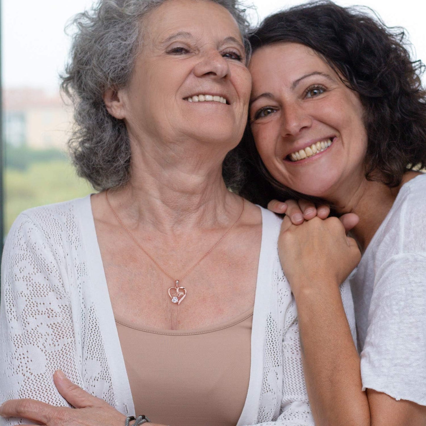 Mom Necklace for Women 925 Sterling Silver Birthstone Necklace for Mom, Necklaces for Mom Christmas Gifts Birthday Gifts for Mom