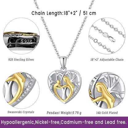 Picture Locket Necklace for Women Men Rose 14K Real Gold 925 Sterling Silver Jewelry Heart Locket Necklace That Holds Pictures Tree of Life Viking Wolf Celtic Knot St Christopher St Michael Pendant